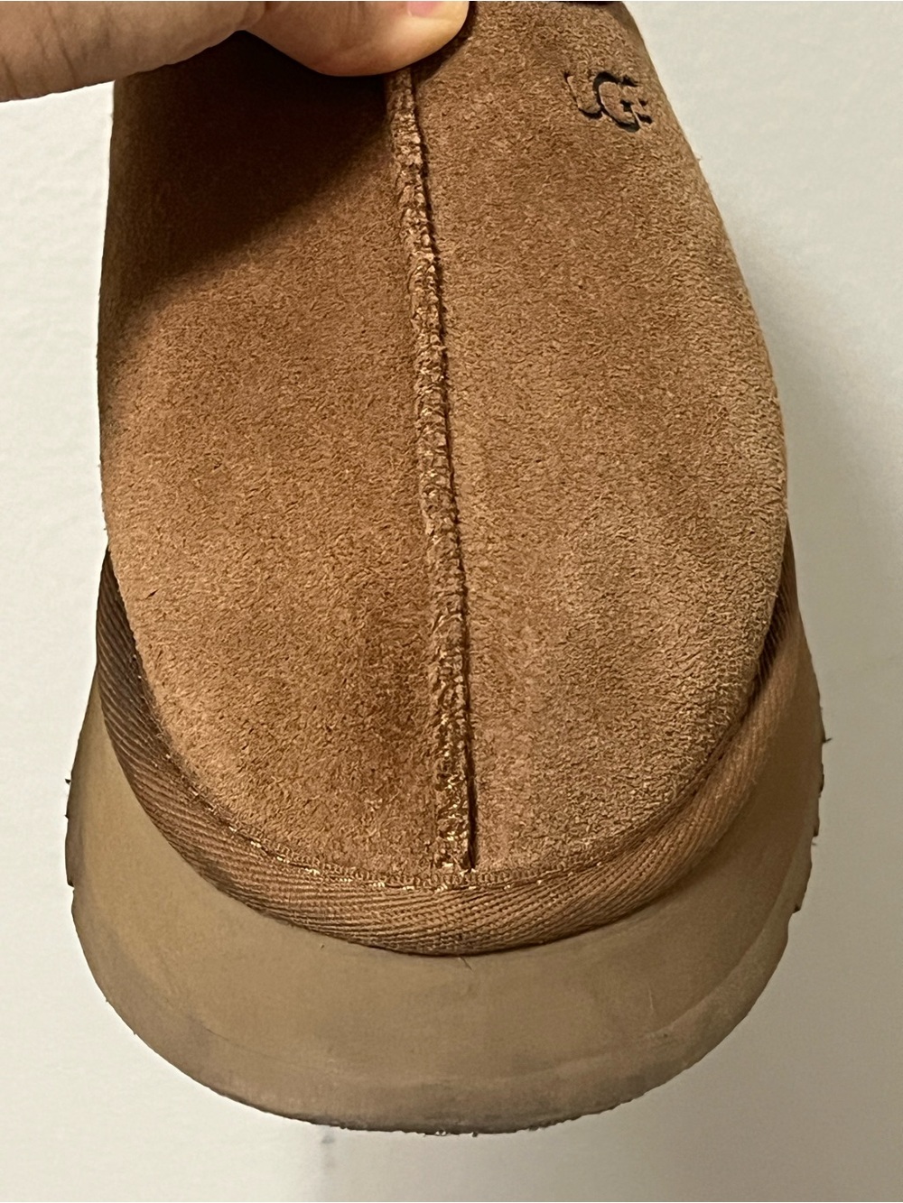 UGG Tasman II Clog Mules with Red Trim - Picture 9 of 9